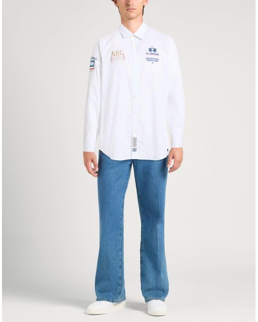 La Martina White Shirts for men