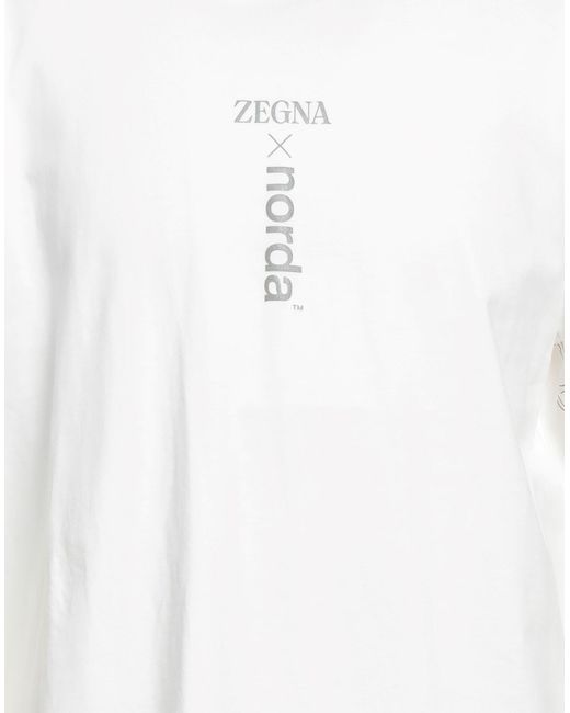 Zegna T-shirts in White für Herren