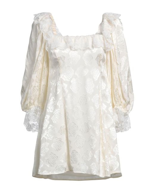 For Love & Lemons White Mini-Kleid