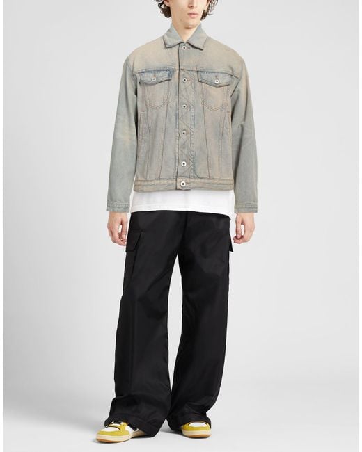 KENZO Gray Denim Outerwear Cotton for men