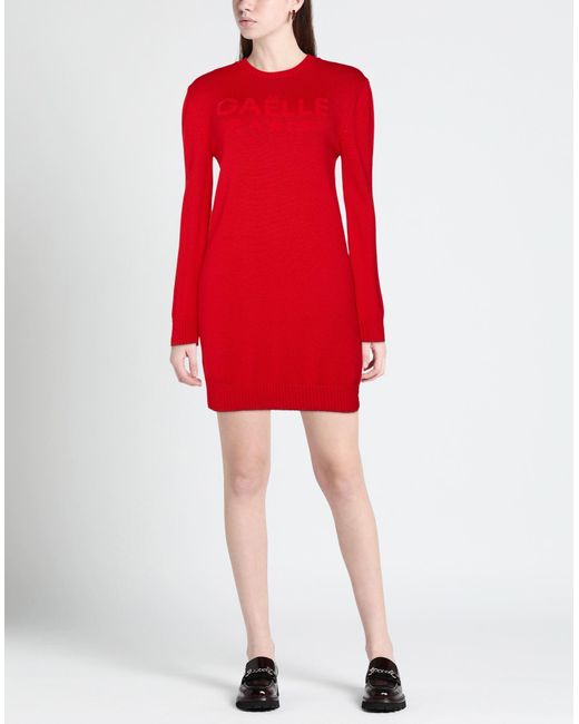 Gaelle Paris Red Mini Dress