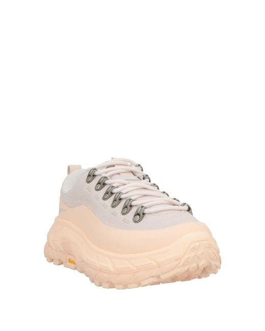Hoka One One Pink U Tor Summit Sneakers Leather, Synthetic Fibers for men