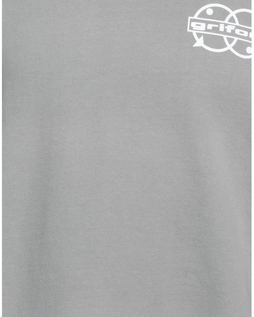 Grifoni Gray Sweatshirt Cotton for men