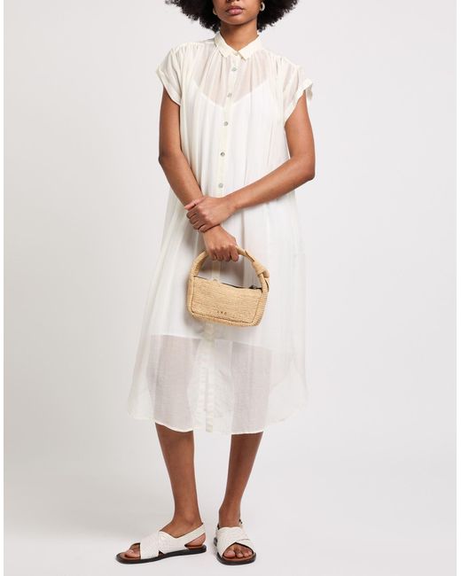 HOD White Midi-Kleid