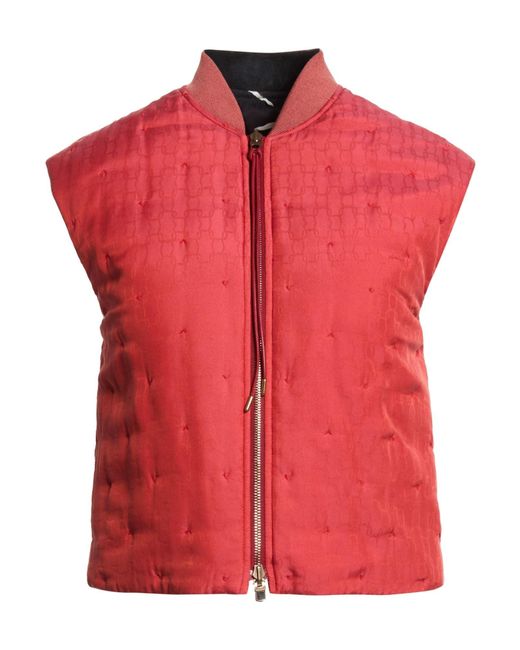Agnona Red Gilet