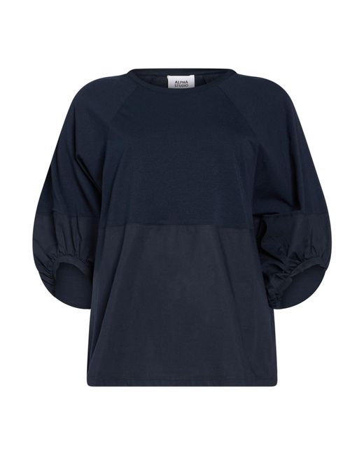 Camiseta Alpha Studio de color Blue