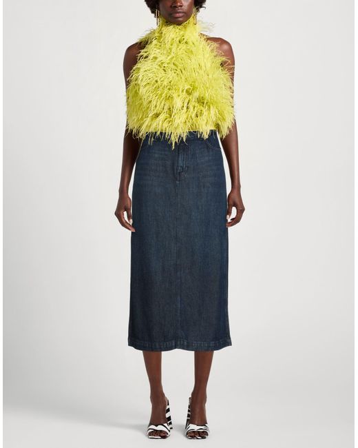 7 For All Mankind Blue Jeansrock