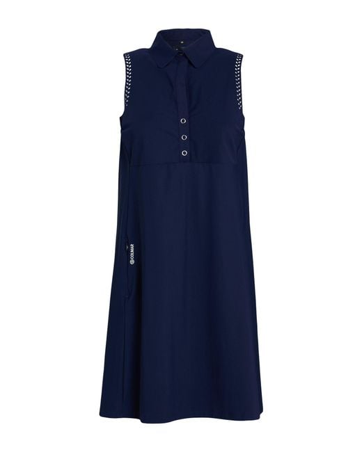 Colmar Blue Mini Dress Polyamide, Elastane