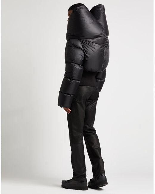 Rick Owens Black Puffer Polyamide for men