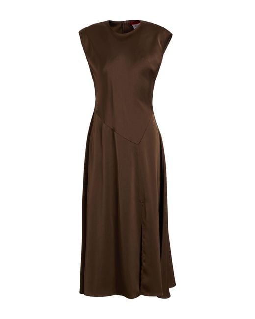 Vestido Midi MAX&Co. de color Brown
