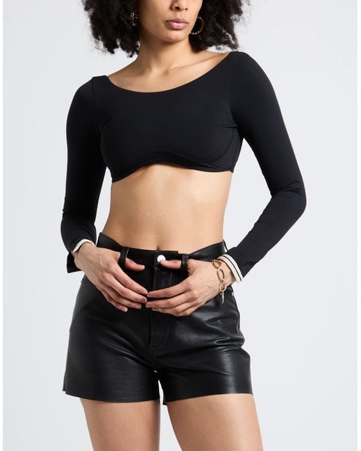 Palm Angels Blue Top Polyamide, Elastane