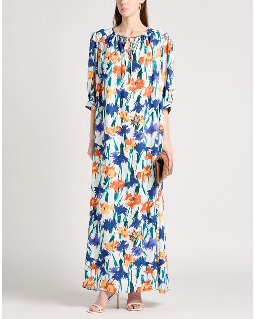 Diane von Furstenberg Blue Maxi Dress