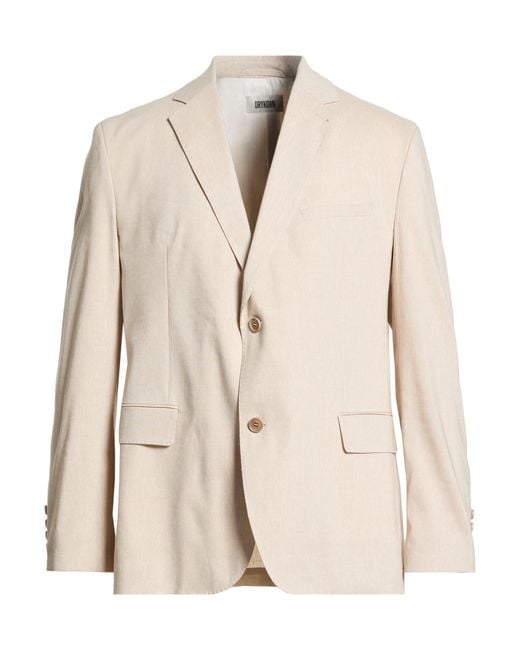 Drykorn Natural Blazer Linen, Polyester, Viscose, Elastane for men