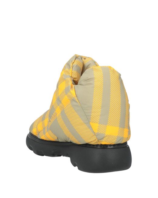 Burberry Yellow Ankle Boots for men