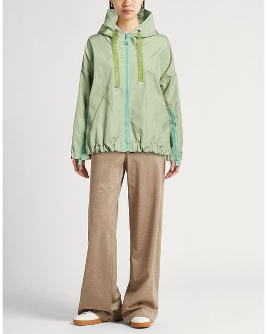 Khrisjoy Green Jacket Polyester, Polyurethane