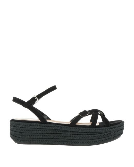 Sergio Rossi Black Espadrilles