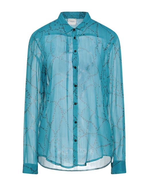 merci Synthetic Shirt in Deep Jade 