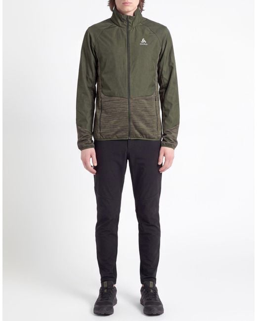 Odlo Green Jacket Polyester, Elastane for men