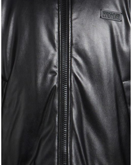 Versace Jeans Couture Black Jacket Polyester for men
