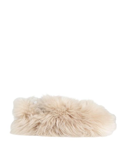 Moncler Natural Light Loafers Leather