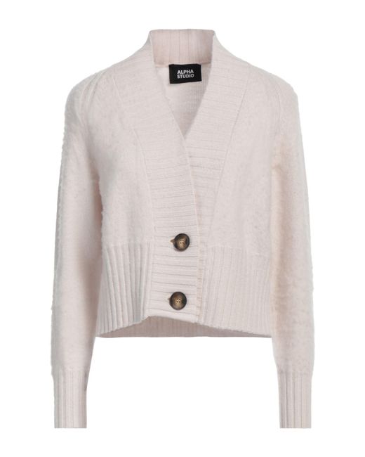 Alpha Studio White Cardigan