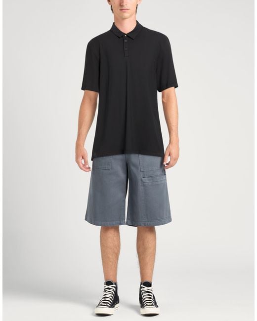 Alpha Studio Black Polo Shirts for men