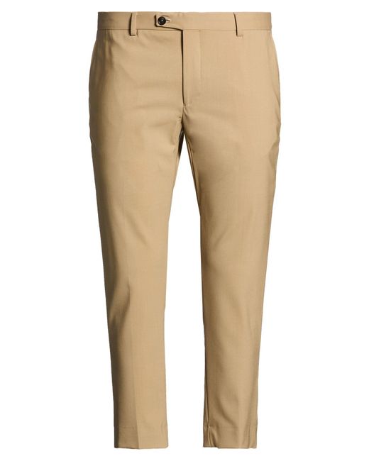BE ABLE Natural Camel Pants Virgin Wool, Elastane for men