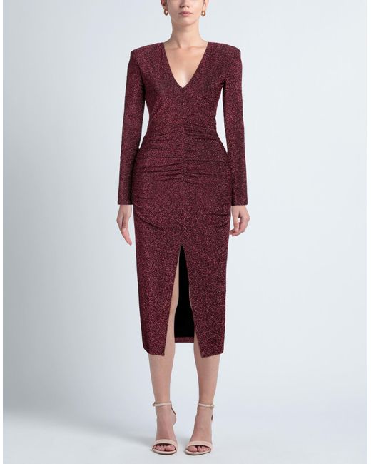 Vestido midi Aniye By de color Purple