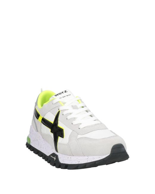 W6yz Metallic Trainers for men
