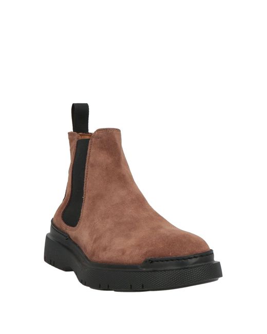 ALAMANNI Brown Ankle Boots for men