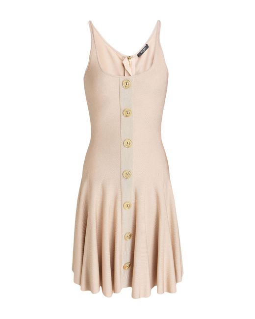 Balmain Natural Mini Dress