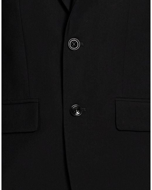 Liu Jo Black Blazer Polyester, Viscose, Elastane for men