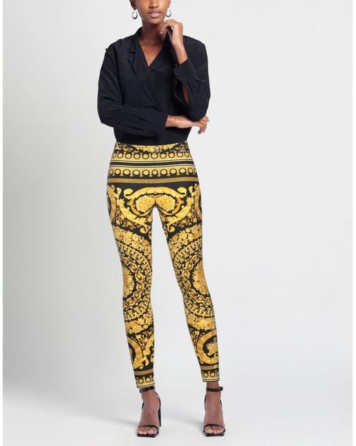 Versace Metallic Leggings