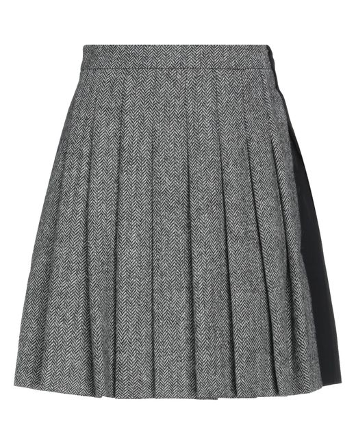 DSquared² Gray Mini Skirt