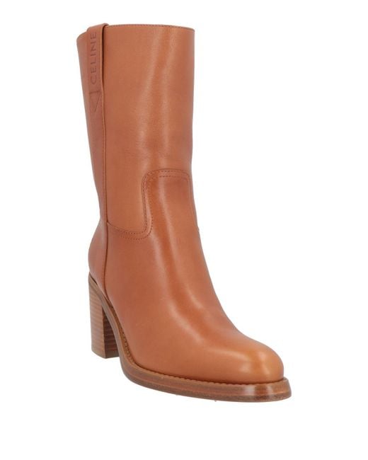Céline Brown Ankle Boots