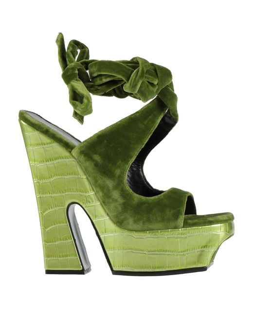Tom Ford Green Sandals