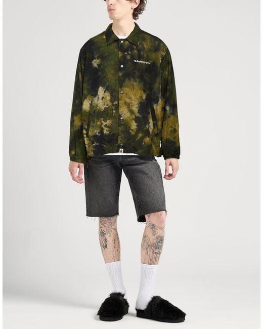 A Bathing Ape Green Jacket for men
