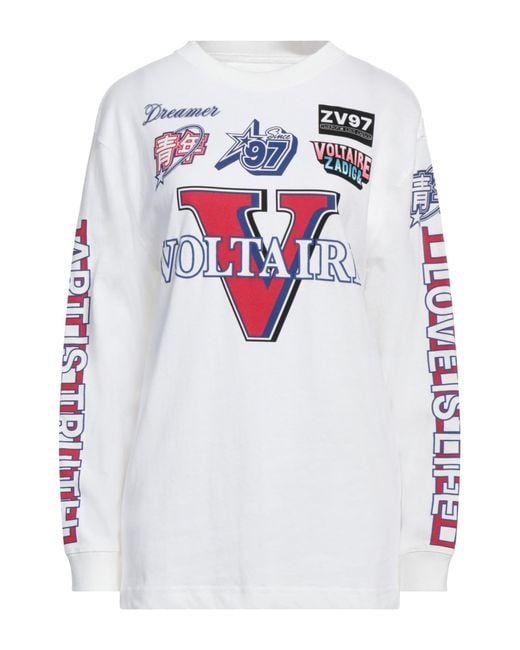Zadig & Voltaire White T-Shirt Cotton