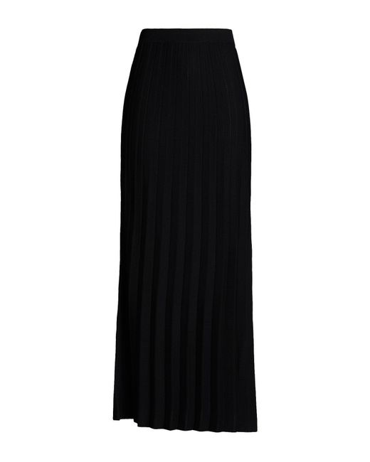 8 by YOOX Black Long Skirt