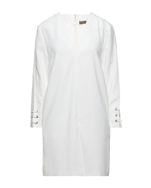 SIMONA CORSELLINI White Mini Dress