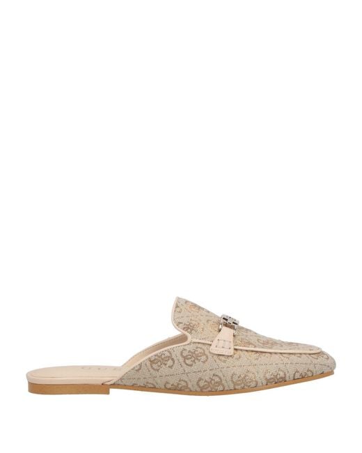 Guess White Mules & Clogs