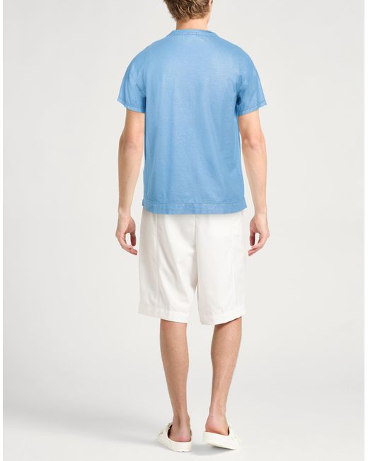 Camiseta Massimo Alba de hombre de color Blue