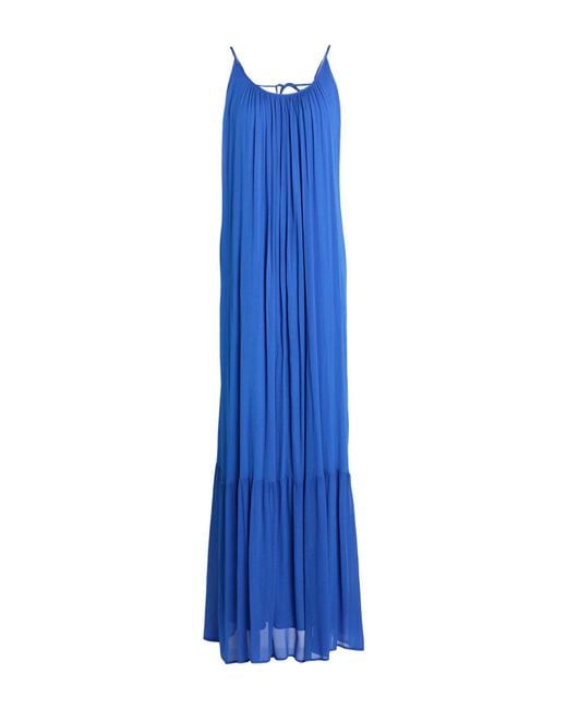 8pm Blue Maxi Dress Viscose
