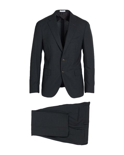 Boglioli Blue Suit Virgin Wool for men
