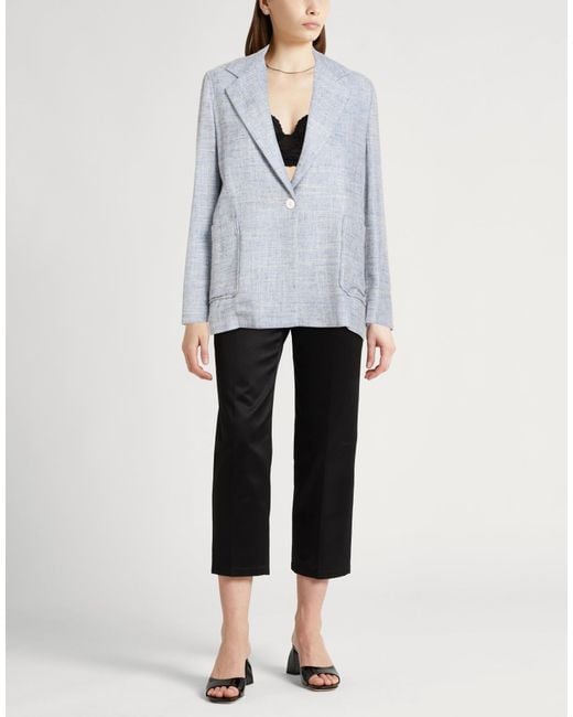 Fedeli Blue Sky Blazer Viscose, Virgin Wool, Linen