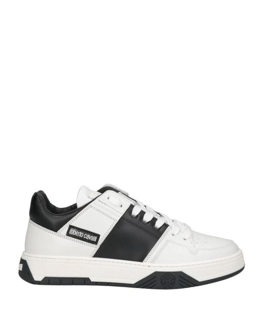 Roberto Cavalli White Sneakers Leather for men