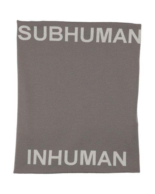 Plaid E Coperta di Rick Owens in Gray da Uomo