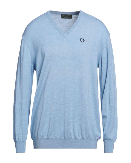 Fred Perry Blue Jumper for men