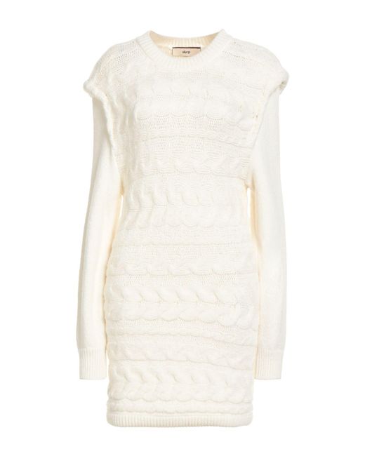 Robe Courte Akep en coloris White