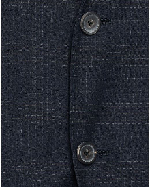 Lardini Blue Midnight Suit Polyester, Wool, Elastane for men